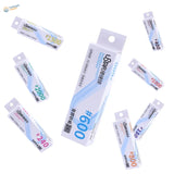 White cardboard packaging for uspap brand ustar adhesive-backed dual-sided self-adhesive sandpaper sheets with grit #600