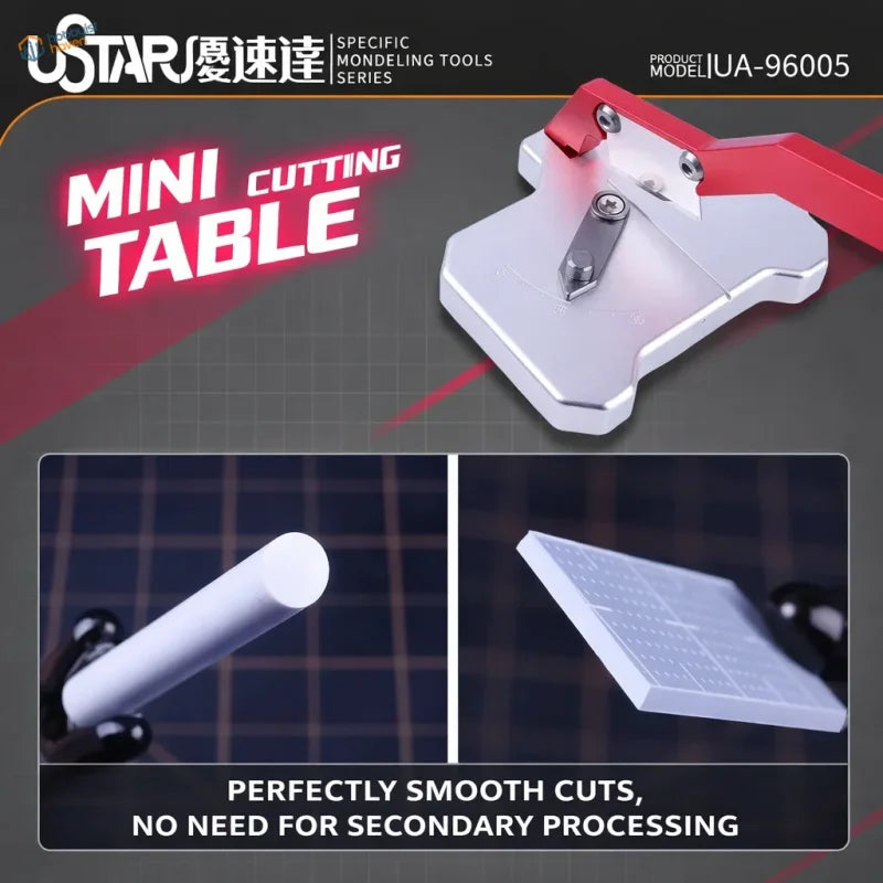 UStar adjustable mini cutting table for scale modeling