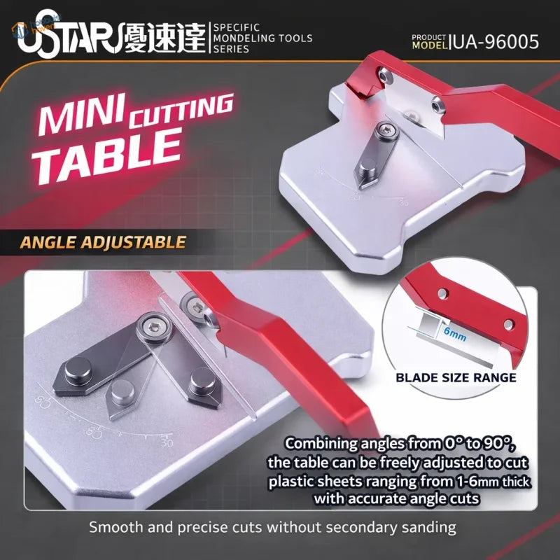 UStar adjustable mini cutting table for scale modeling