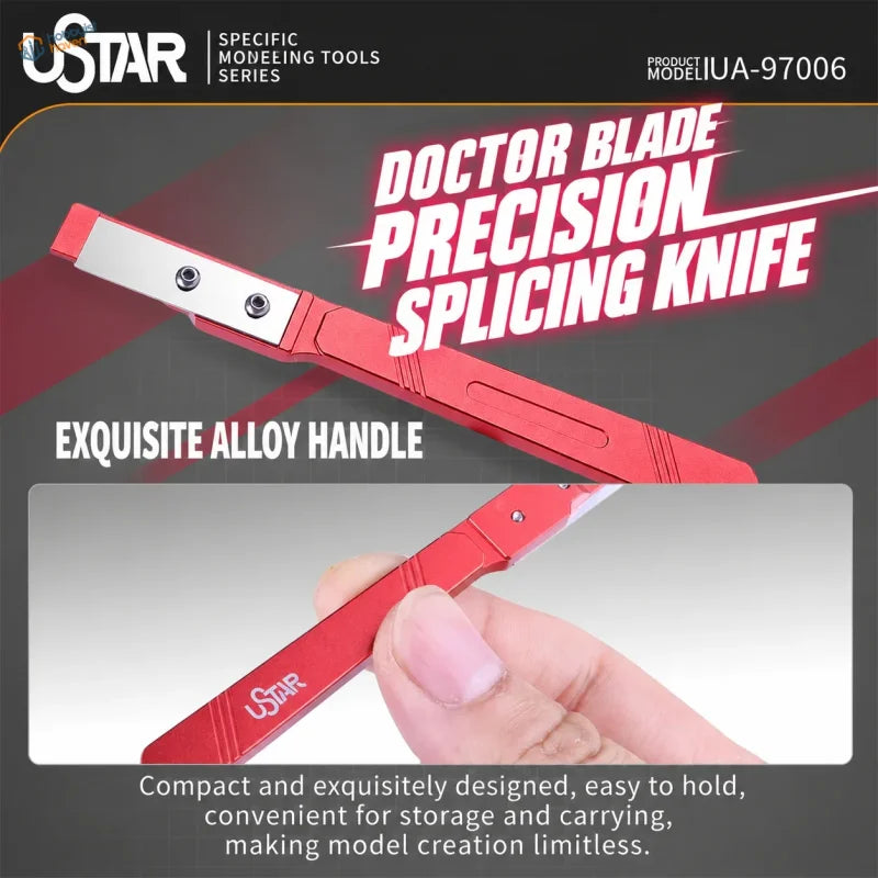 UStar adjustable step seam scraper for model kits