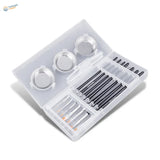 UStar brushes and accessories set in clear case with tools