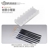 UStar brushes white plastic penholder for precision hobby tools accessories set