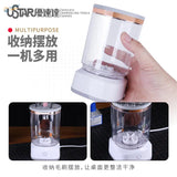 Ustar electric brush washer with white rose gold cleaning station