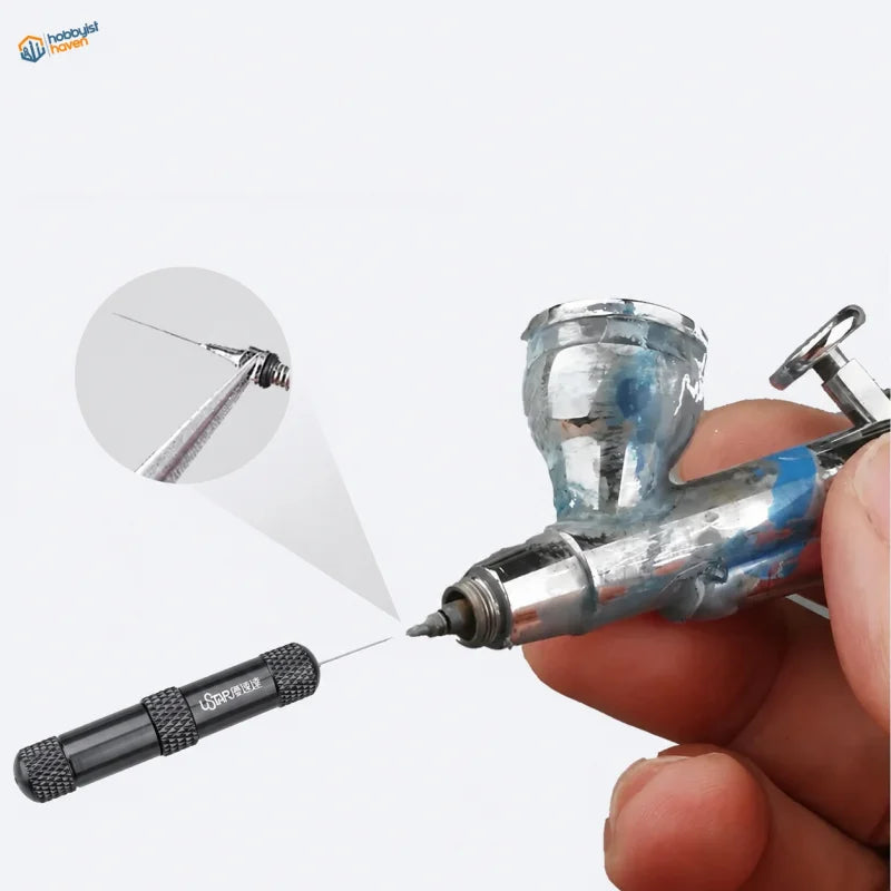 Silver and transparent ustar glue dispensing stick with black textured nozzle cap for precise glue application