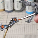 Painting UStar Professional Brush Set on gray robotic arm model
