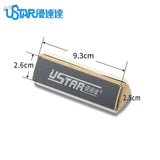 UStar sanding tools set with black wood-grain sanding stick and silver logo