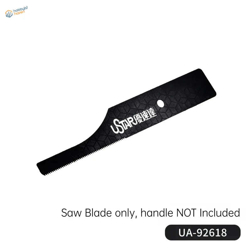 Ustar stainless steel model hand saw blade with serrated edge