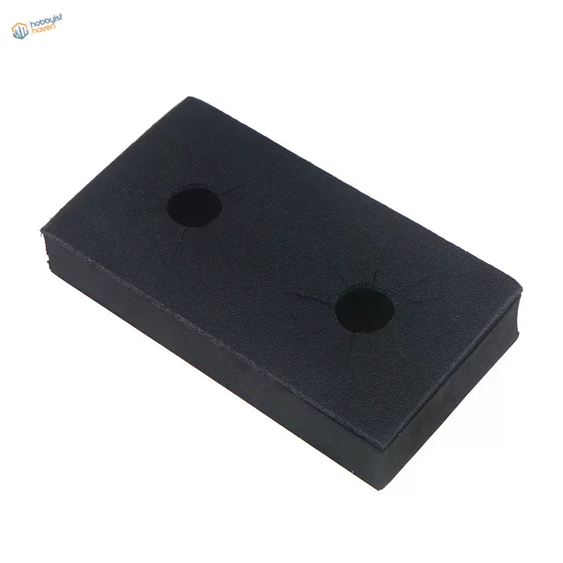UStar universal bottle holder black rubber block with two holes