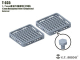 Gray 1.7mm hexagonal screws in trays, precision hobby tools Φ0.7-2.5mm