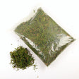 Green fluffy artificial moss in clear bag for model building 30-60g