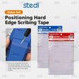 Stedi 3mm and 6mm hard edge scribing tape value set, two packs together