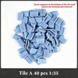 1/35 scale model roof tiles for dioramas