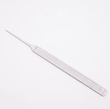 Silver stainless steel ultra-fine file for scale modeling tools