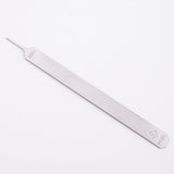 Double-sided stainless steel ultra-fine file for scale modeling tools