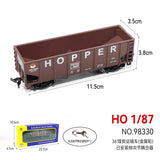 Wagons de fret à benne et à grue échelle HO 1/87