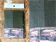 Dark green 1/35 scale camouflage nets for military vehicle model kits