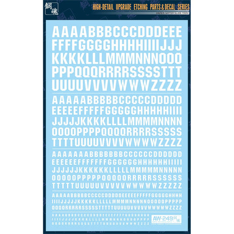 Madworks Waterslide Letter & Number Decals