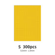 Galaxy model mask circles: yellow precision hobby grid sheet 0.5-1.9mm thick