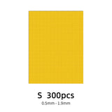 Galaxy model mask circles: yellow precision hobby grid sheet 0.5-1.9mm thick