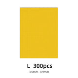 Galaxy model precision hobby mask circles: yellow 3.5-4.9mm silicone dots grid