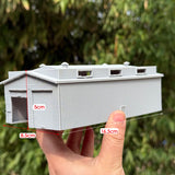 N Skala 1/160 Wydrukowany w 3D Dworzec Kolejowy