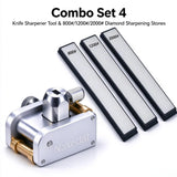 Nasedal sharpening jig combo set with diamond stones