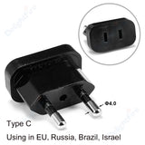 US to EU Plug Adapter