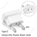 US to EU Plug Adapter