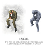 1/48 scale WWII US Pacific ground crew model (10 figures)