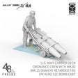 Gray 3d printed navy ordnance crew model from galaxy 1 48 navy ordnance crew set showing detailed design