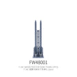 Galaxy Model 1/48 gray F-16C smoke pod aircraft weapon for scale modeling
