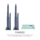 Galaxy Model 1/48 aircraft weapons: 2 gray LAU-80 rocket launchers