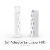 GeeHobby white self-adhesive sandpaper grits x 20pcs in clear sleeve for modeling with bonus toy kit and sanding sticks