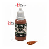 TEMOD mud-textured scenic glue, Dark Mud