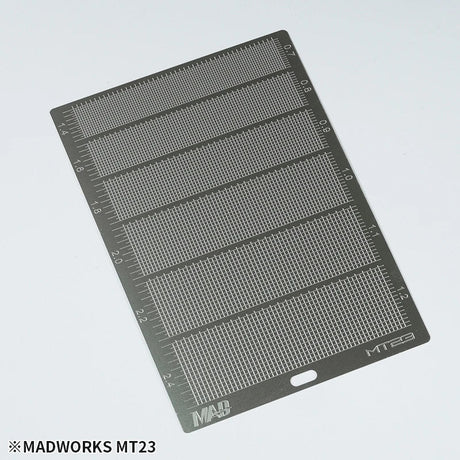 MadWorks masking tape cutting template with black grid lines