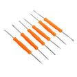 6 pcs precision hobby tools set with orange-handled metal tips