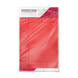 Red durable silicone work pad with transparent grid organizer in Chinese and English