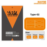 High precision type-02 scribing tape with orange black panel lines