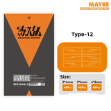High precision pre-cut scribing tape in orange black triangular packaging