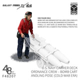 1/48 US Navy hangarskib dækbesætningsfigur