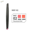 Black mkf-02 water-based fluorescent pen with pink tip and red pigment