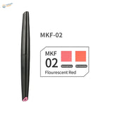 Black mkf-02 water-based fluorescent pen with pink tip and red pigment