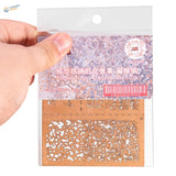 Brown weathering airbrush stencil for 1/43 1/28 1/76 scale modeling tools