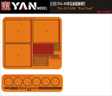 Yan Model PE35027 1/35 photoetch fuel tanks for T-34/85 with orange decals