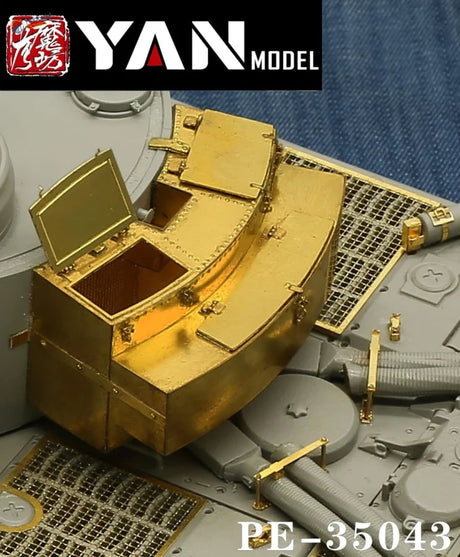 Yan Model PE35043 1/35 Tiger I early type storage box golden PE detail kit