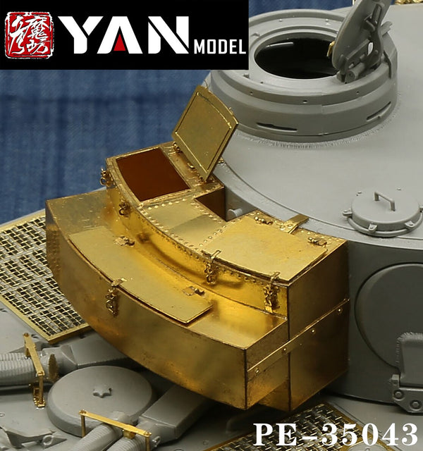 Yan Model PE35043 1/35 Photoetch Tiger I Early Type Storage Box