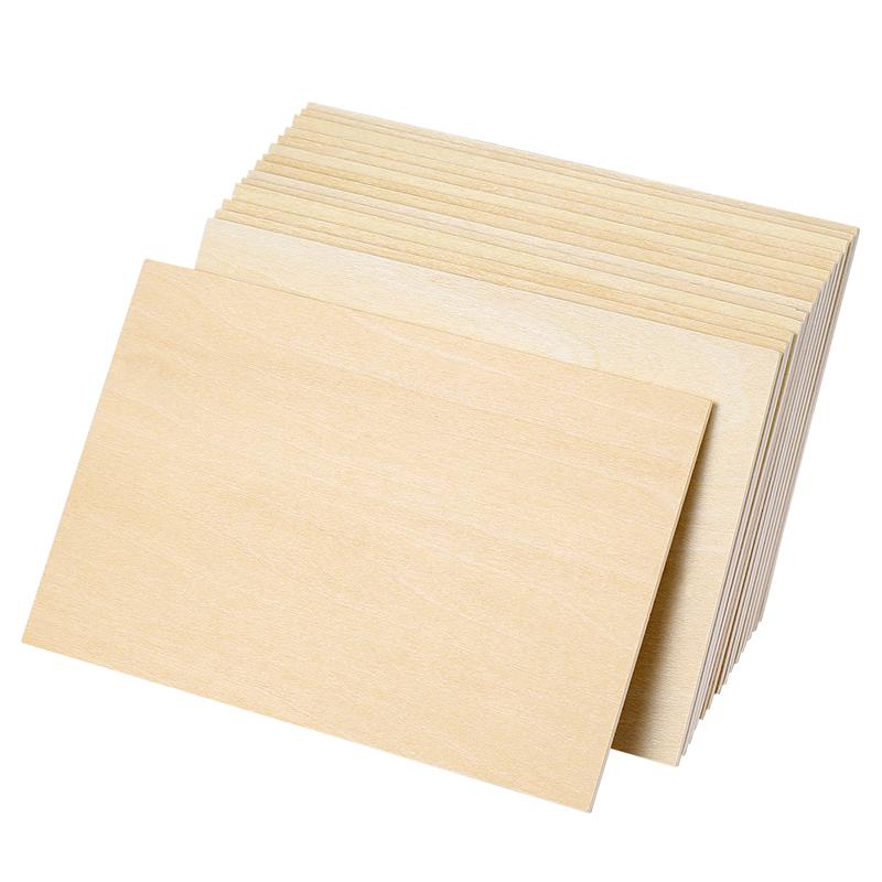10 piezas de tableros de madera de balsa de 2 mm