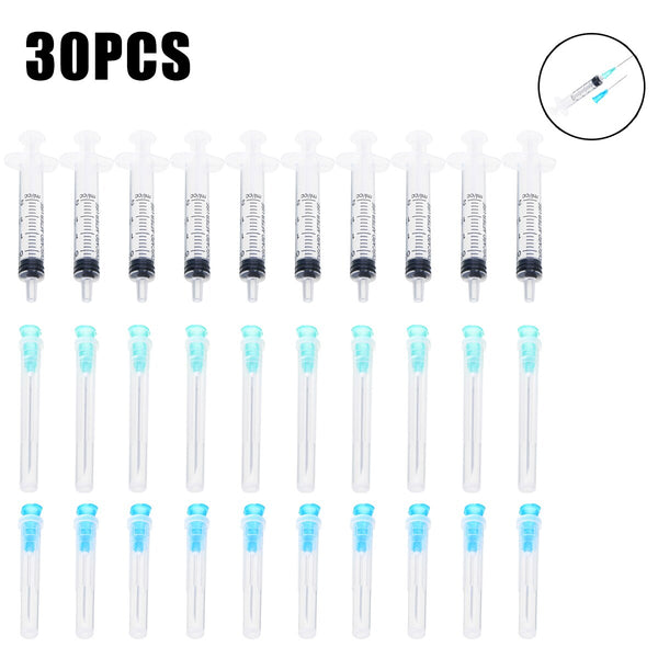 10pcs 2ml Syringe With 10pcs 21G And 10pcs 23G Needles