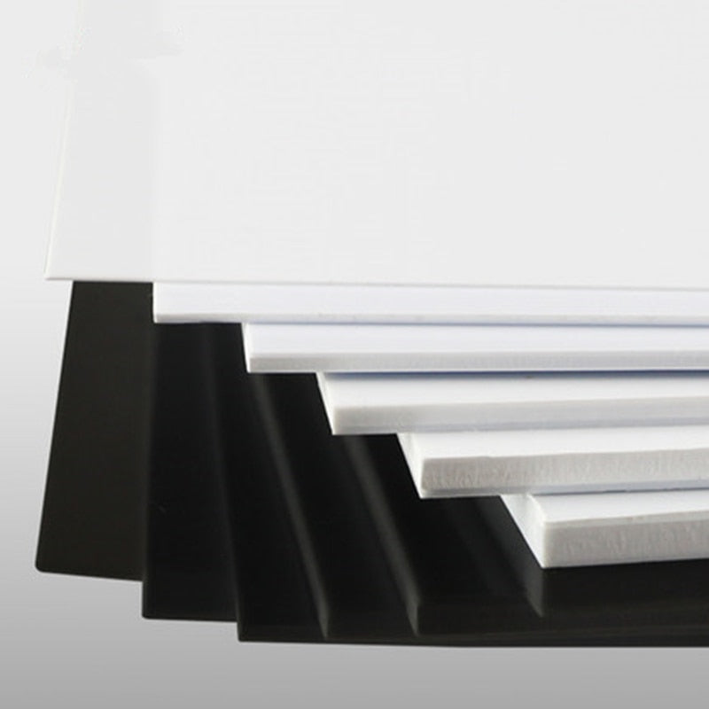 2pcs 100 x 200 mm 0.5~4mm Hojas de Estireno