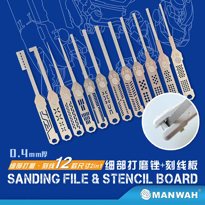 12 pcs Precision Files + Carving Guide – HobbyistHaven